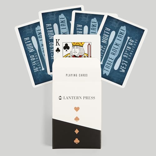 Lantern Press Table Rock Lake Baraja de 52 Cartas Poker miniatura 6