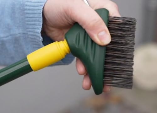 EURO MARKETING MANUFACTURING Spazzola Giardino e pavimentazione Esterna, Verde, Unica