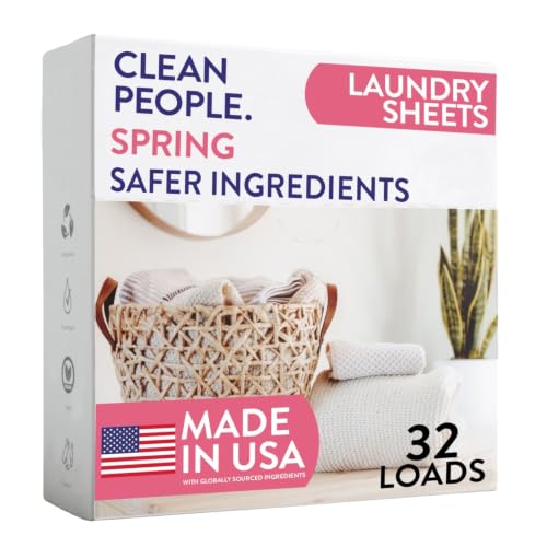 The Clean People Laundry Detergent Sheets - Laundry Soap - U...