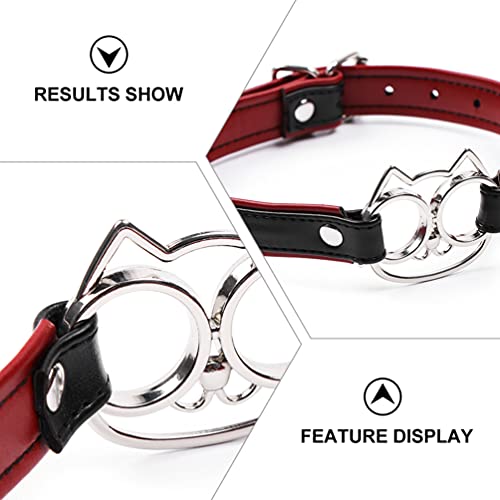 EXCEART Pu Lederen Choker Kraag Lolita Cosplay Kraag Metalen Kat Kraag Choker Voor Mannen Vrouwen Sexy Spel Rekwisieten… - Image 7