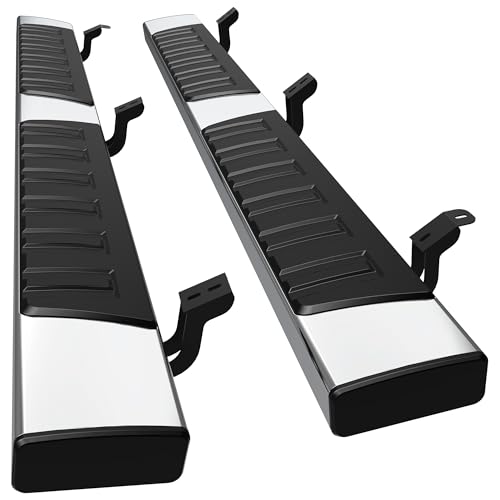 Estribos 6.5" acero inoxidable negro para Toyota Tundra miniatura 1