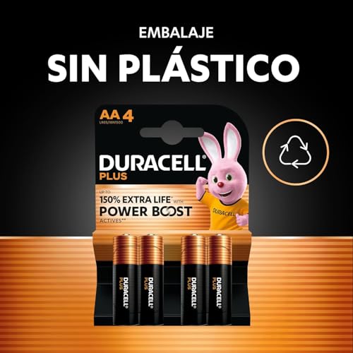 DURACELL Plus AA Pilas Alcalinas (Paquete de 24) 1.5V, LR06 - Imagen 7