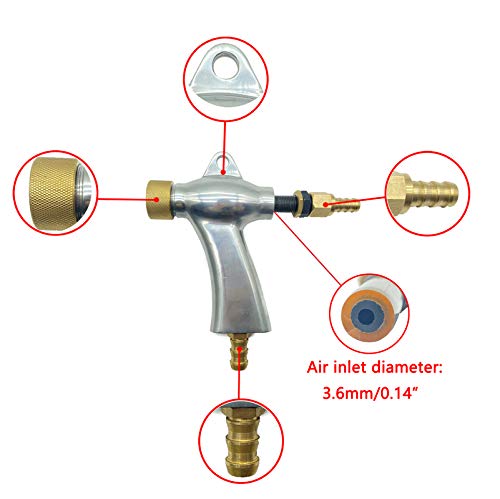 Shunjie Sand Blaster Gun Kit Soda Blaster Air Siphon Sandblaster Gun With Boron Carbide Sandblasting Nozzle Power Abrasive Sand Blasters Spray Gun Set Portable（6Mm） #TOP3