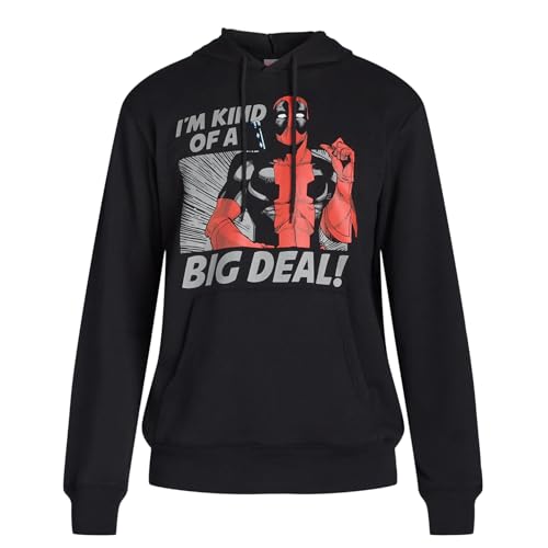 Marvel Deadpool Hoodie Mens Im Kind Of A Big Deal Long Sleeve Pullover3