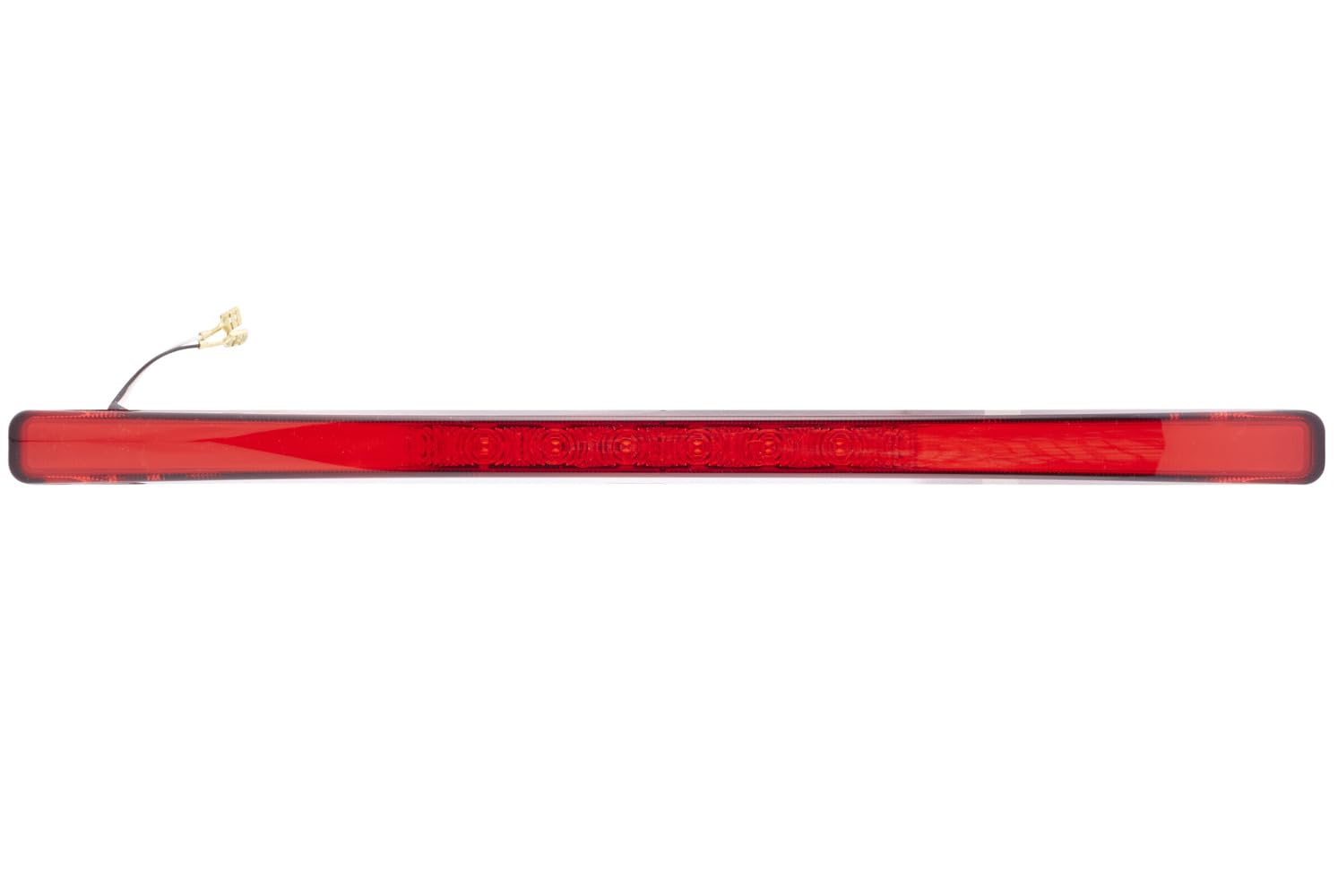 HELLA Zusatzbremsleuchte - LED - 12V - Anbau/aufklebbar - SAE/CCC - Lichtscheibenfarbe: rot - Kabel: 200mm - Stecker: Flachsteckhülse - hinten - 2DA 012 596-061
