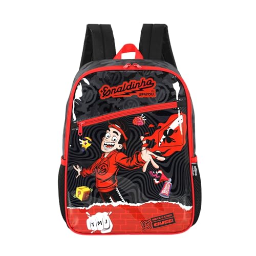 Mochila Costas Escolar UP4YOU Enaldinho Licenciada New (Preto)