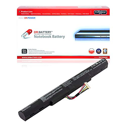 DR. BATTERY AL15A32 Battery Compatible with Acer Aspire E5-573 E5-573G F5-571 F5-571G F5-572 V3-574G TravelMate P277-MG P278-MG KT.00403.025[14.8V/2350mAh/34Wh]