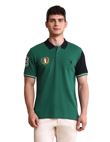 Image of U.s.Polo Association Men's Slim fit Iconic Number Polo Shirt
