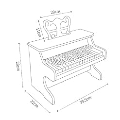 WHTBB Piano de Clavier électronique à 25 clés, avec Casque et Alimentation électrique Multifonctionnel Kids Clavier… - Les Beatles, Paul McCartney, John Lennon, RIngo Starr, George Harrison WHTBB Piano de Clavier électronique à 25 clés, avec Casque et Alimentation électrique Multifonctionnel Kids Clavier… – Image 7