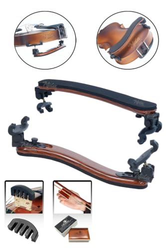 Midex VP-40 Üst Kalite Keman Yastığı 4/4 ve 3/4 Kemanlar ile Uyumlu (Reçine ve Susturucu Hediye)