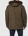 Superdry Mens Original & Vintage Parka Coat, Drawstring Hood Khaki Size M