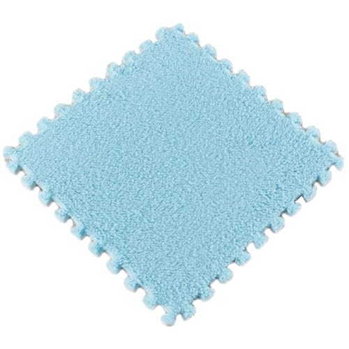 Tapete de Espuma, Suelos de Espuma, 30x30x1 cm, Antideslizante, Entrelazado, para el Hogar, Gimnasio, Jaula de Mascotas, decoración del hogar,Azul 2,9pcs