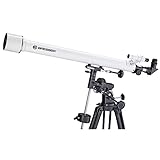 Ein klassisches Linsenteleskop für Einsteiger. Eignet sich optimal zur Mond- und Planetenbeobachtung. Die parallaktische Montierung und ein stabiles Stativ ermöglichen einen einfachen Einstieg für Jung und Alt.