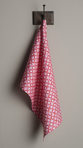 Maison D' Hermine Dishcloths 100% Cotton Multi-Purpose Kitchen Towel, Kitchen, Holiday, Dinner, Wedding, Baby Shower & Dining, Rose Garden - Spring/Summer (Set Of 3) #TOP3