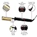 Red by Kiss Hot Comb Hair Straightener 450 Degrees, Straight Teeth Electric Heating Comb, Pressing Comb Brush for Straightening Hair and Beard, Curling Iron for Natural Black Hair