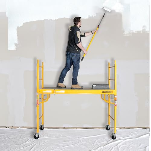 Image of Metaltech I-CISC Multipurpose 6'. Baker-Style Scaffold-1, 000-Lb. Capacity, Steel, Model#, 1