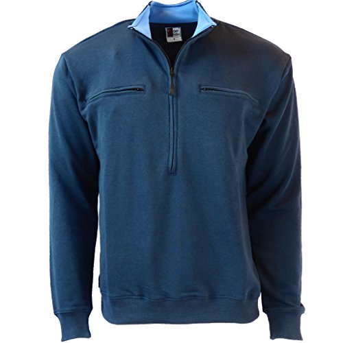 Men's Easy Port Access Chemo Pullover in French Tarry - Best Gift for Cancer Patients