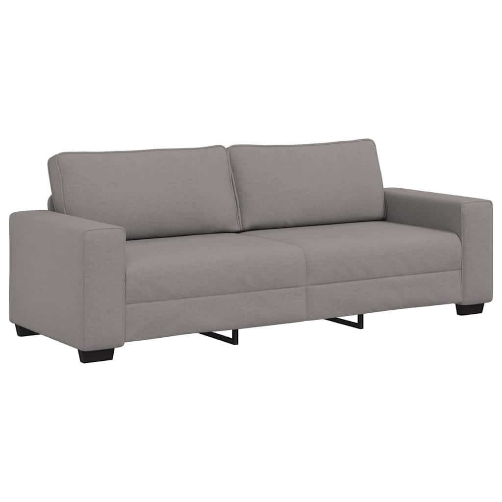 vidaXL 3-zitsbank Taupe 220x77x82 cm Stof