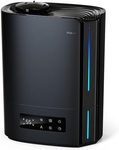 AROEVE Humidificateur d'Air Chambre 6L, Diffuseur d'Huiles Essent...