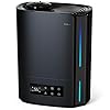AROEVE Umidificatore Ambiente 6L, Diffusore di Oli Essenziali, Umidificatore a Ultrasuoni Top Fill per Bambini, Piante, Fino a 60 Ore di Autonomia, Controllo Umidità Intelligente, Silenzioso, Nero