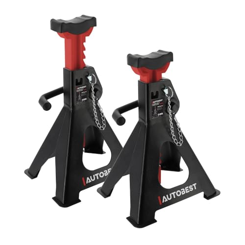 Autobest Jeu de Deux chandelles à crémaillère 3 tonnes