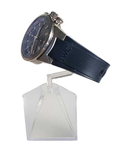 N'ice Packaging 5-Pack Single Clear Acrylic Watch Display Stand Holder Plastic Watch Holder With Stand (3.5" H / 4.5" H) #TOP7