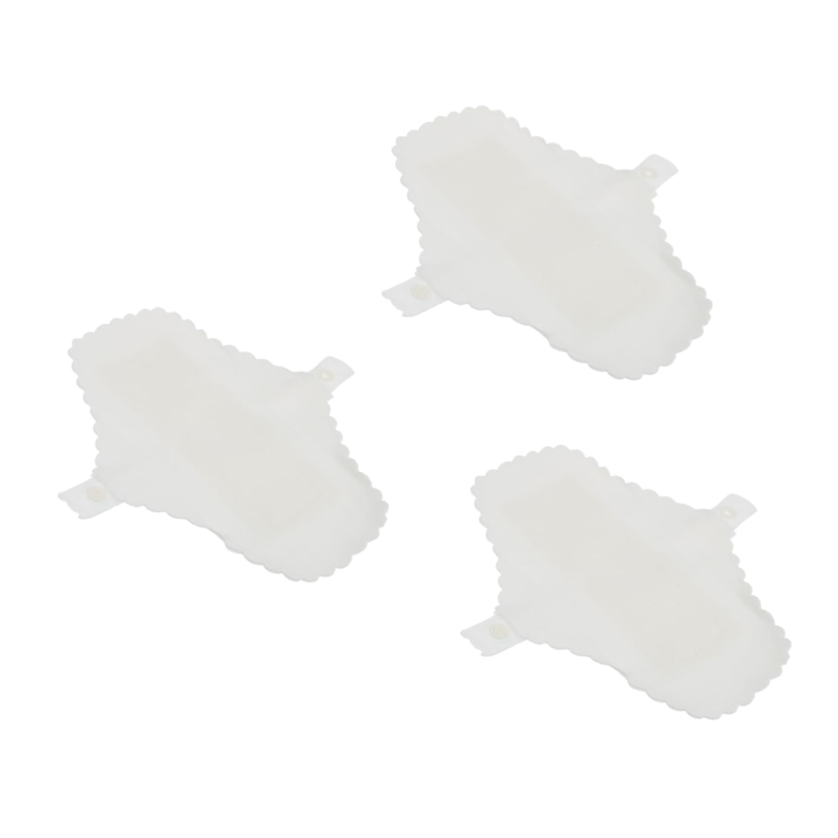 3Pcs Reusable Cotton Sanitary Towels for Women Washable Menstrual Pads Leak Snap Design Breathable Soft Comfortable Feminine Care