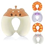 Kids Neck Pillow, BB Funhouse Comfortable Animal Travel Pillow for Child Boys Girls Lightweight Trav