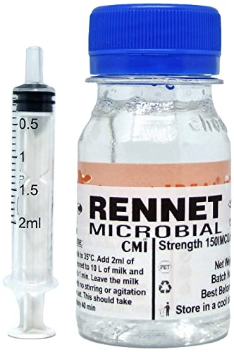 rennet ideal Microbiële Vloeibare Stollingsmiddel 50ml | voeg 2ml per 10L melk toe