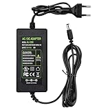 【Leistungsspezifikationen】-- Dieser Schalttransformator arbeitet mit 100–240 V Wechselstrom und 50/60 Hz Eingang und bietet einen stabilen Gleichstromausgang von 12 V/5 A (5000 mA). Der Netzteiladapter sorgt für einen gleichmäßigen Stromfluss, sodass Ihre Geräte ohne Unterbrechungen oder Fehlfunktionen optimal funktionieren. Bitte beachten Sie, dass dieser Adapter nur für den Innenbereich konzipiert ist.