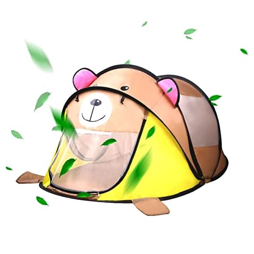 Botiniv Tiendas de campaña para niños al Aire Libre | Cute Cartoon Tiger Kids Carpas para Interiores Playhouses - Tienda de campaña emergente Apta para 2-3 niños pequeños, bebés, niños, Tienda