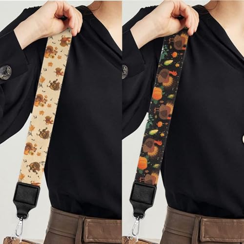Image of Jeiento Replacement Shoulder Strap,2 Piece Set Guitar Style Handbag Crossbody Strap Adjustable Guitar Straps for Women Girls