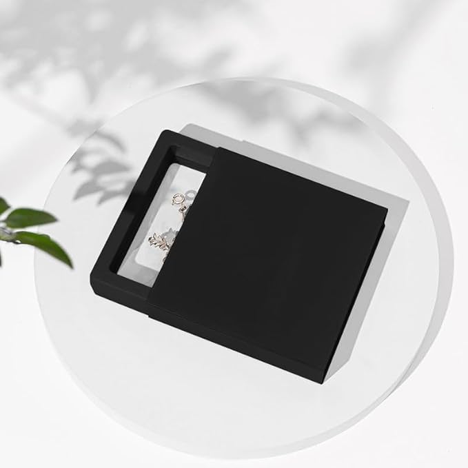 Broche de lettre initiale en cristal avec boîte-cadeau chic - 5