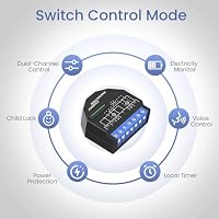 SMARTERCURRY 2-Kanal Smart WLAN Relais Schalter Unterputz 4 Stücke – Ansicht 8