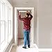 ZIPWALL ZipDoor ZDS Standard Dust Barrier Zipper Door Kit, 1 Pack, Red