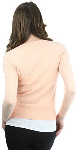 Image of ToBeInStyle Women's Long Sleeve Button Down V-Neck Cardigan