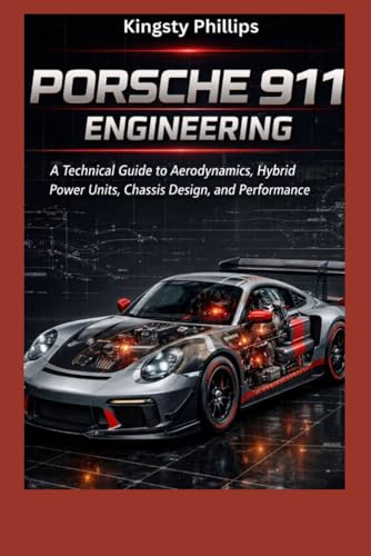 Porsche 911 Engineering: A Technical Guide to Aerodynamics, Hybrid Power Units, Chassis Design, and Performance”: (The Historic Legacy of Automotive Speed, Innovation & Design)