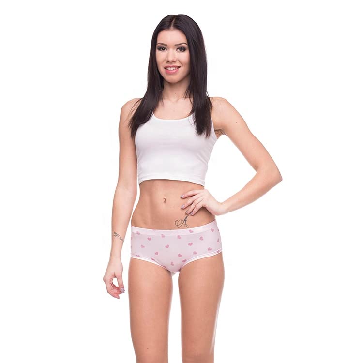 Yes Daddy? Panties, Comfortable Pink Panties for Men and Women, Pink With Hearts Pattern.3