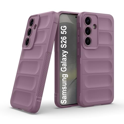 Image of Zapcase Back Case Cover for Samsung Galaxy S26 5G | Compatible for Samsung Galaxy S26 5G Back Cover | Liquid Silicon Magic Case with Camera Protection | Lavender