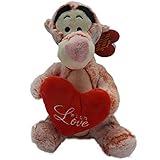  Peluche Winnie The Pooh, Eeyore (Ígor), Tigger, 30cm, con corazón, Súper Soft, blandito, Dibujos Animados (71282 Tigger)