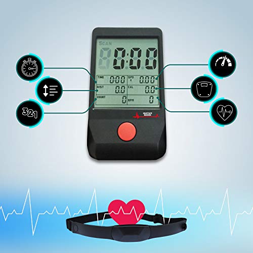 AsVIVA RA14 Rudergerät Magnetic Rower Cardio mit 13kg Schwungmasse, Magnetbremse mit 8 manuelle Widerstandsstufen… – Bild 4