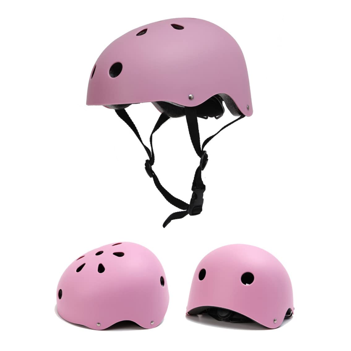 Casco de Bicicleta para Adultos Casco de Ciclismo Ajustable para Patinaje de Patinaje Protección de Patinaje
