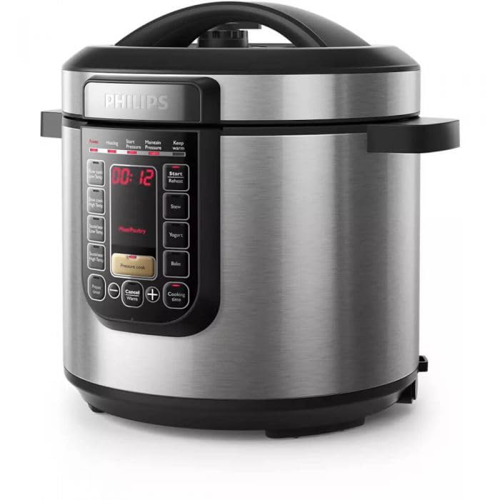 Multicooker Philips Viva Collection HD2237/40, 1300 W, 6 l, Silver