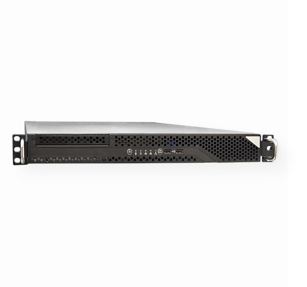 ACTi PCR-204 4-Bay 1U Rackmount Server with Intel Core i7-8700K Processor, Win 10, 128GB SSD System Drive; 1U Rack Space; Rack Mount