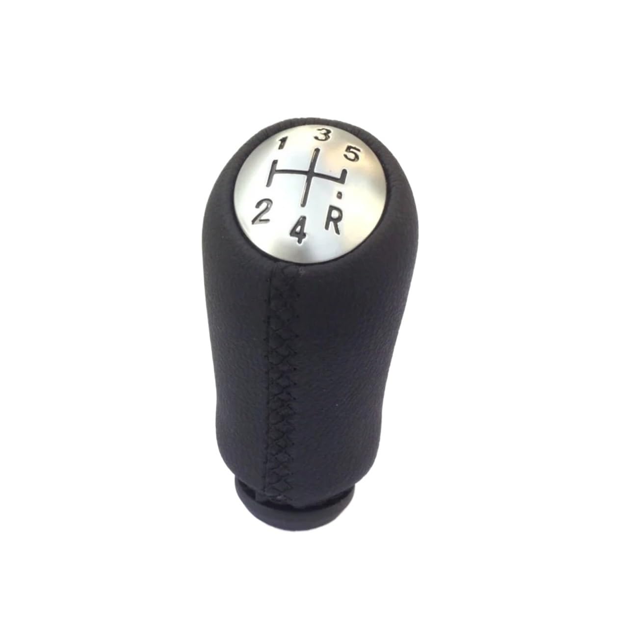 BWSDMZJQRT Car Gear Shifter Knob for Clio III 2005 2006 2007 2008 2009 5 Speed Manual Transmission Car Interior Gear Shift Knob(Matte-Black)