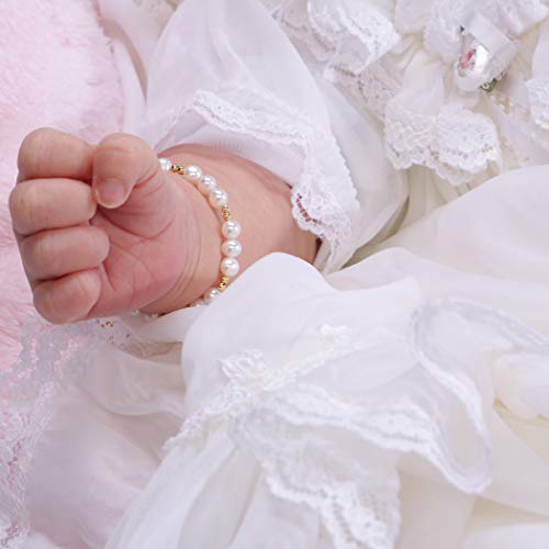 Image of Cherished Moments Girls 14K Gold-Plated Cross Bracelet for Godchild, Baptism or First Communion Gift with Poem in Gift Box