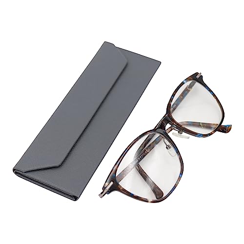 Image of Real Sic Glasses Case for Men and Women - Magnetic Folding Hard Shell Sunglass Holder - Inspired by Solid Color