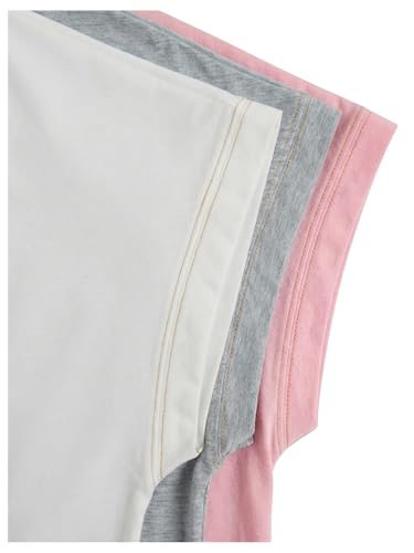 Image of RoseSeek Women's 3 Packs Open Back Tops T Shirt Criss Cross Cut Out Tee Short Sleeve Crewneck Summer Backless Tops