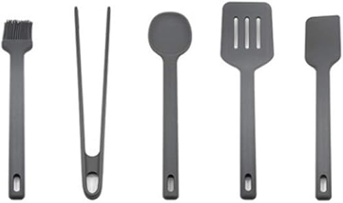 TREXD - Juego de espátulas y cuchara de cocina antiadherentes de silicona para el hogar y todo incluido que no daña la olla