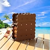 JGMLZK Cute Water Bottles with Straws, Creative Kawaii Biscuit Shaped Plastic Leakproof Juice Drinki